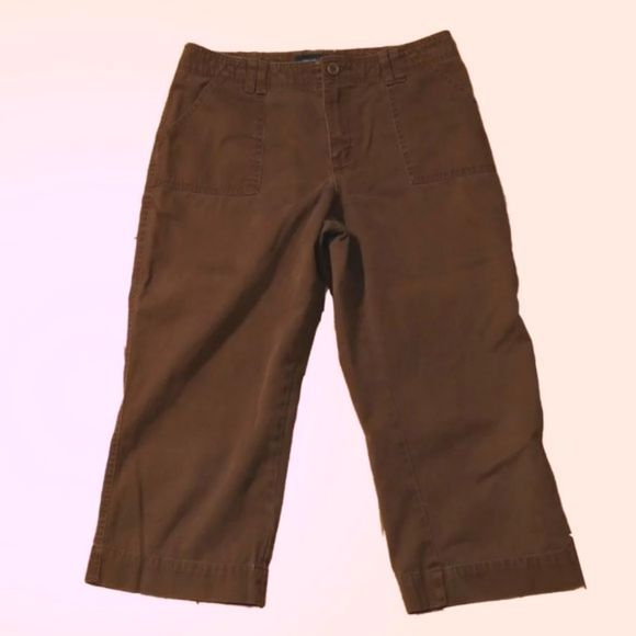 Sonoma Denim - Sonoma Life & Style Chocolate Brown Crop Jeans sz 12